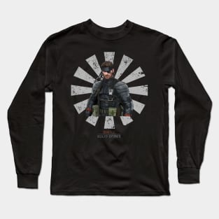 Solid Snake Retro Japanese Metal Gear Long Sleeve T-Shirt